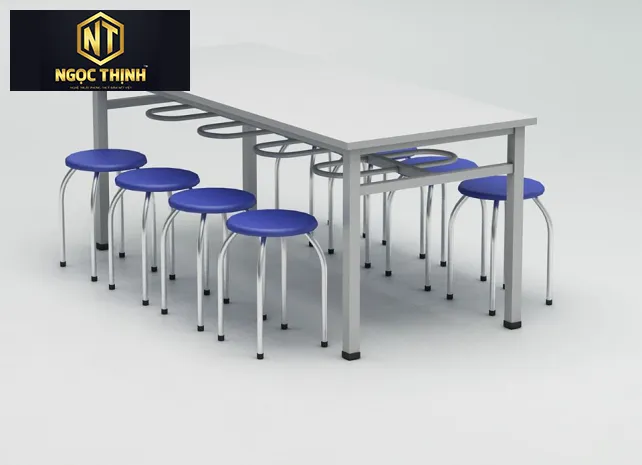 Bàn ăn công nghiêp 8 chổ ngồi Bàn ăn công nghiêp 8 chổ ngồi